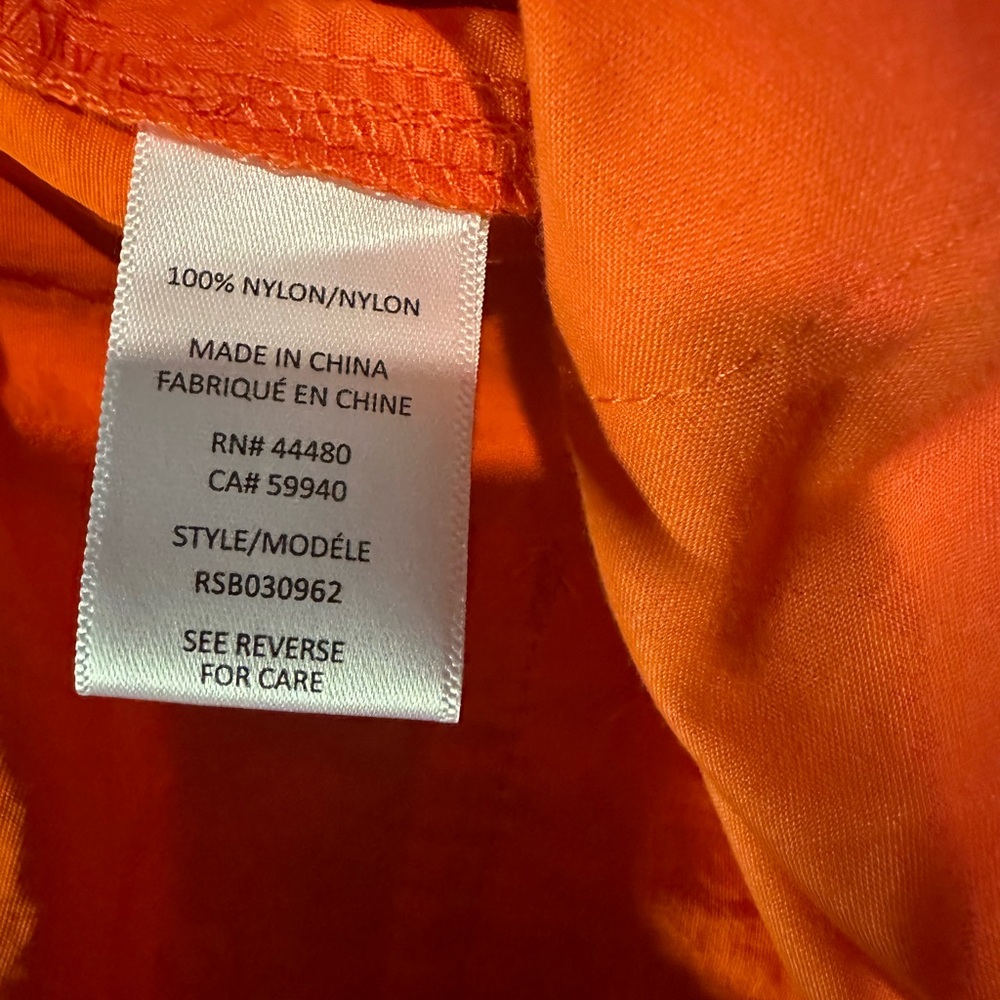 Tinseltown Bright Orange Parachute Pants | Y2K Utility Streetwear Style - Picture 9 of 9